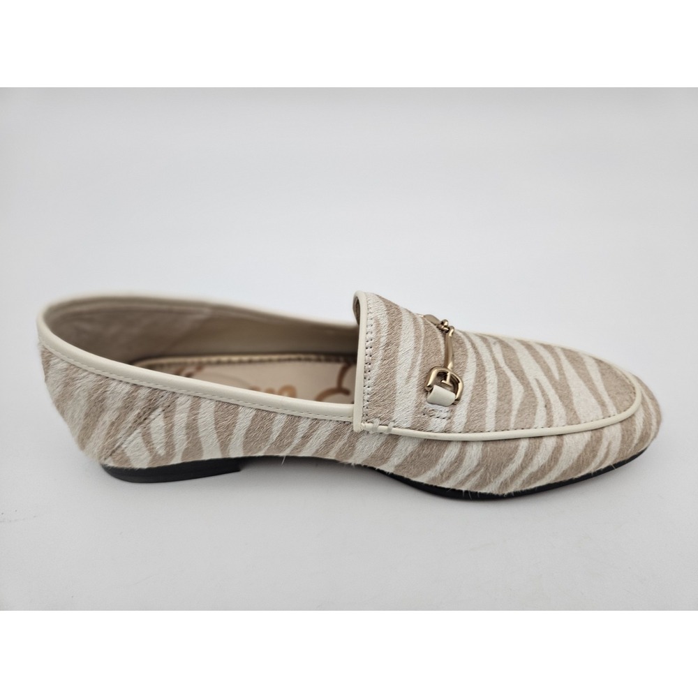 Sam Edelman Loraine Bit Loafer Taupe Zebra Color Womens 6.5 M - Picture 11 of 12